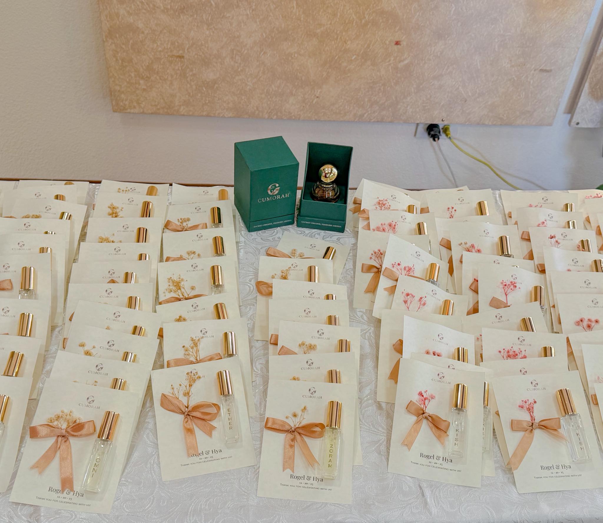 Elegant bottle with floral accents